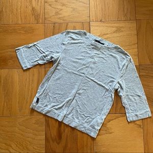 Grey boatneck tee